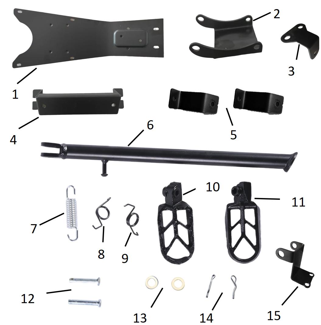Controls parts diagram